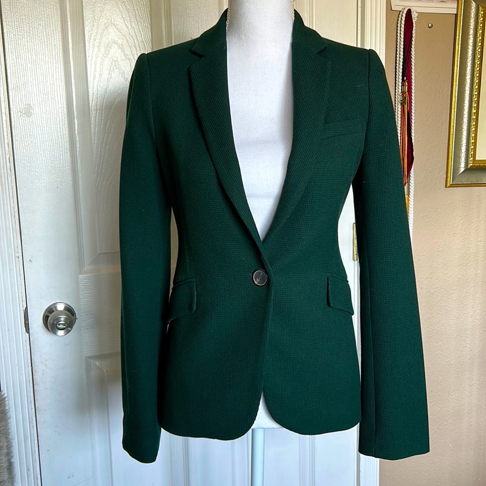 XS Zara green blazer